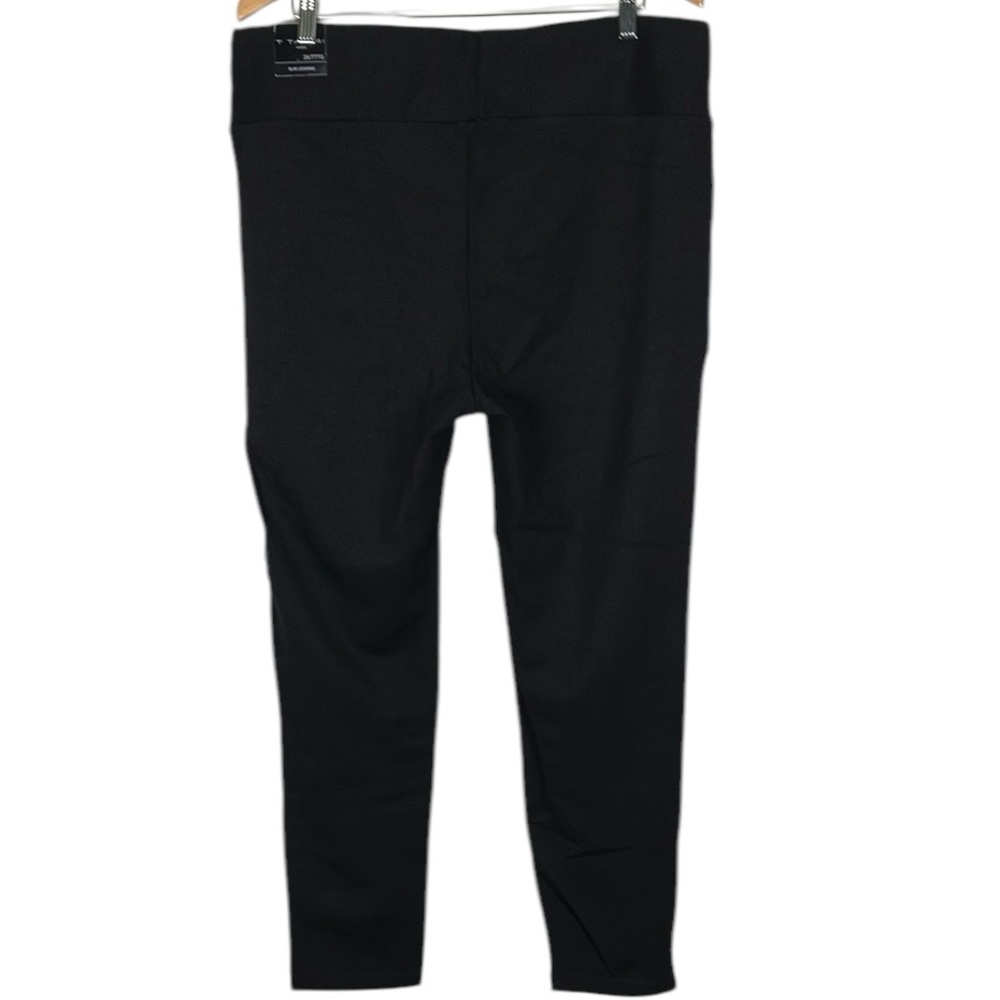 TAHARI Black Slim Legging Tummy Control NWT